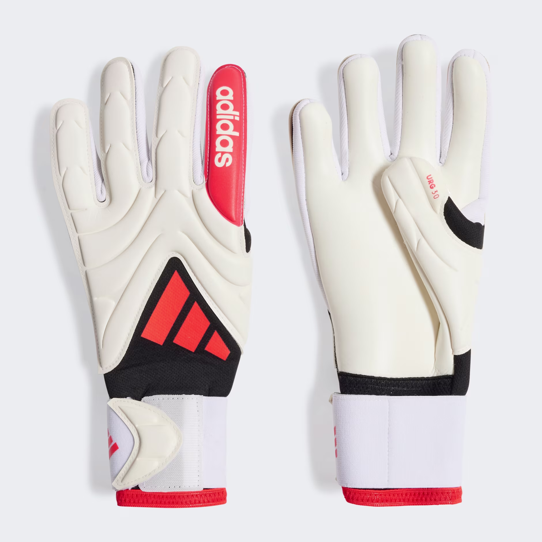 adidas Kids Copa League Goalkeeper Gloves - White/Lucid Red/Black