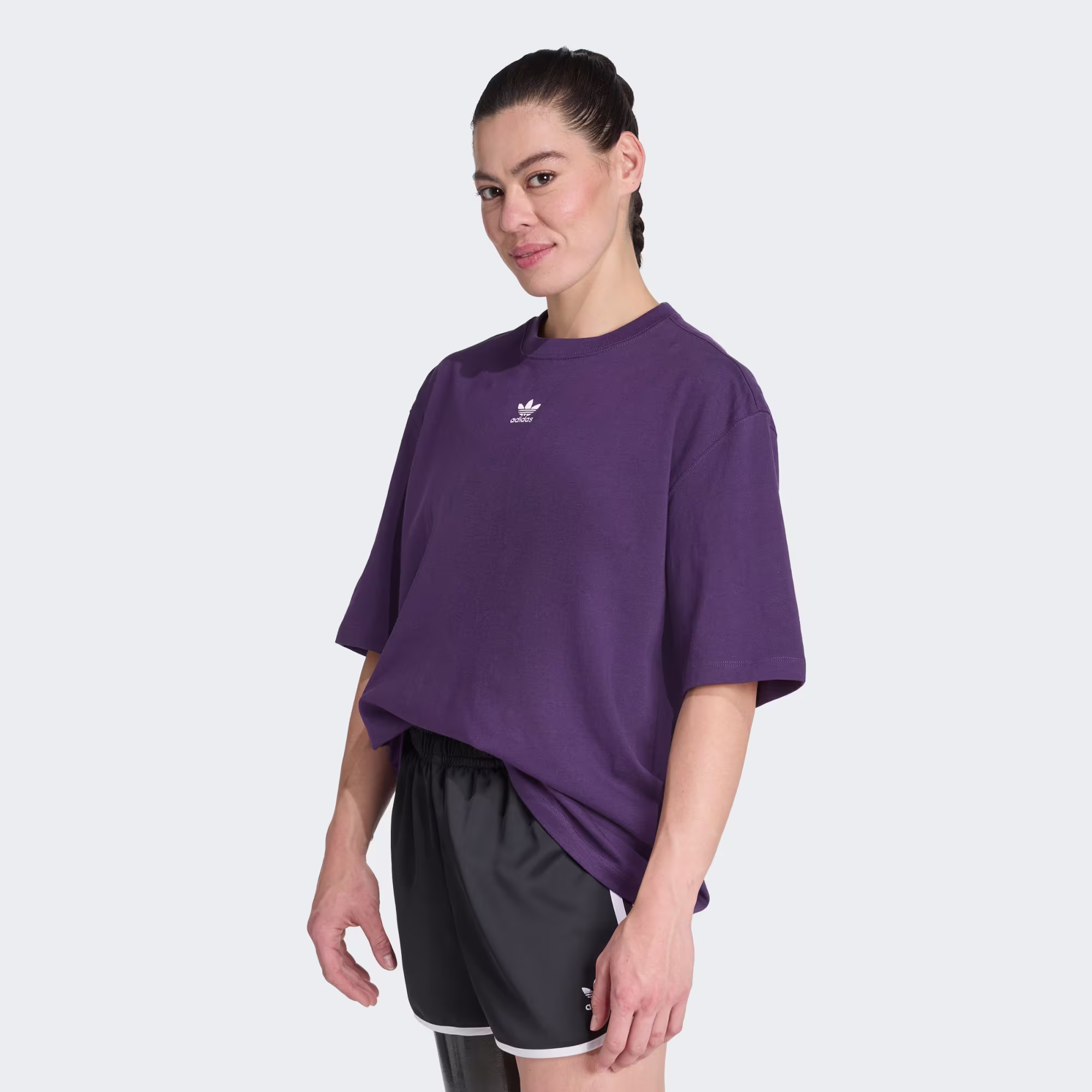 Adidas Essentials Boyfriend Tee - Aurora Plum