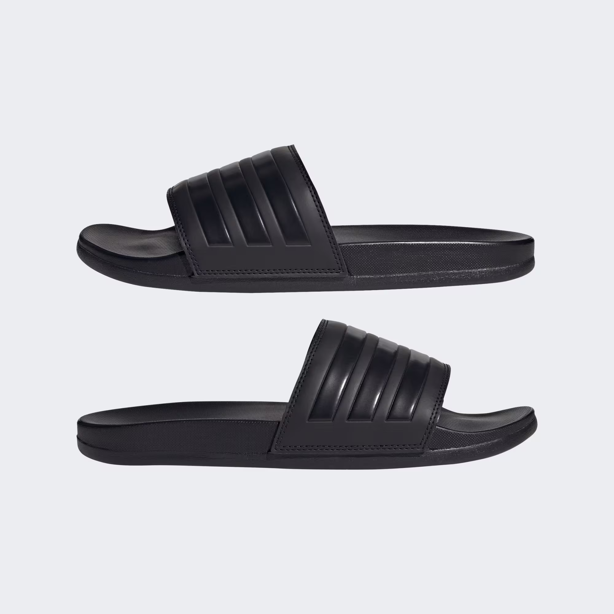 Adidas Adilette Comfort Slides - Core Black/Core Black/Core Black