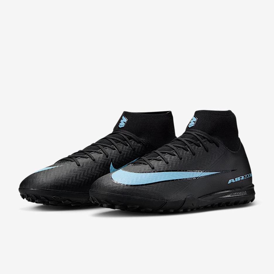 Nike Mercurial Superfly 10 Academy TF - Black/Ice Blue