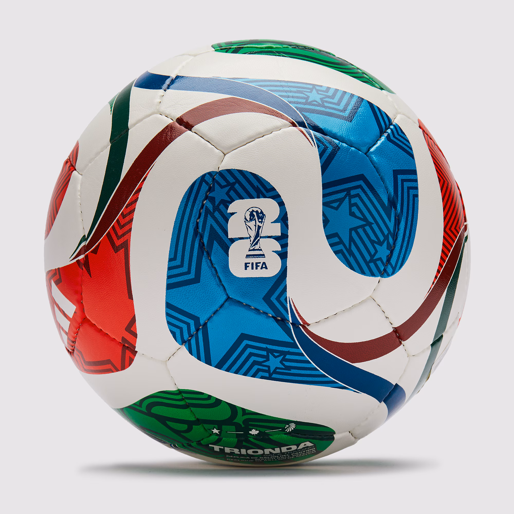 Adidas Trionda Training Sala Futsal Ball - White/Team Royal Blue/Solar Blue/Power Red