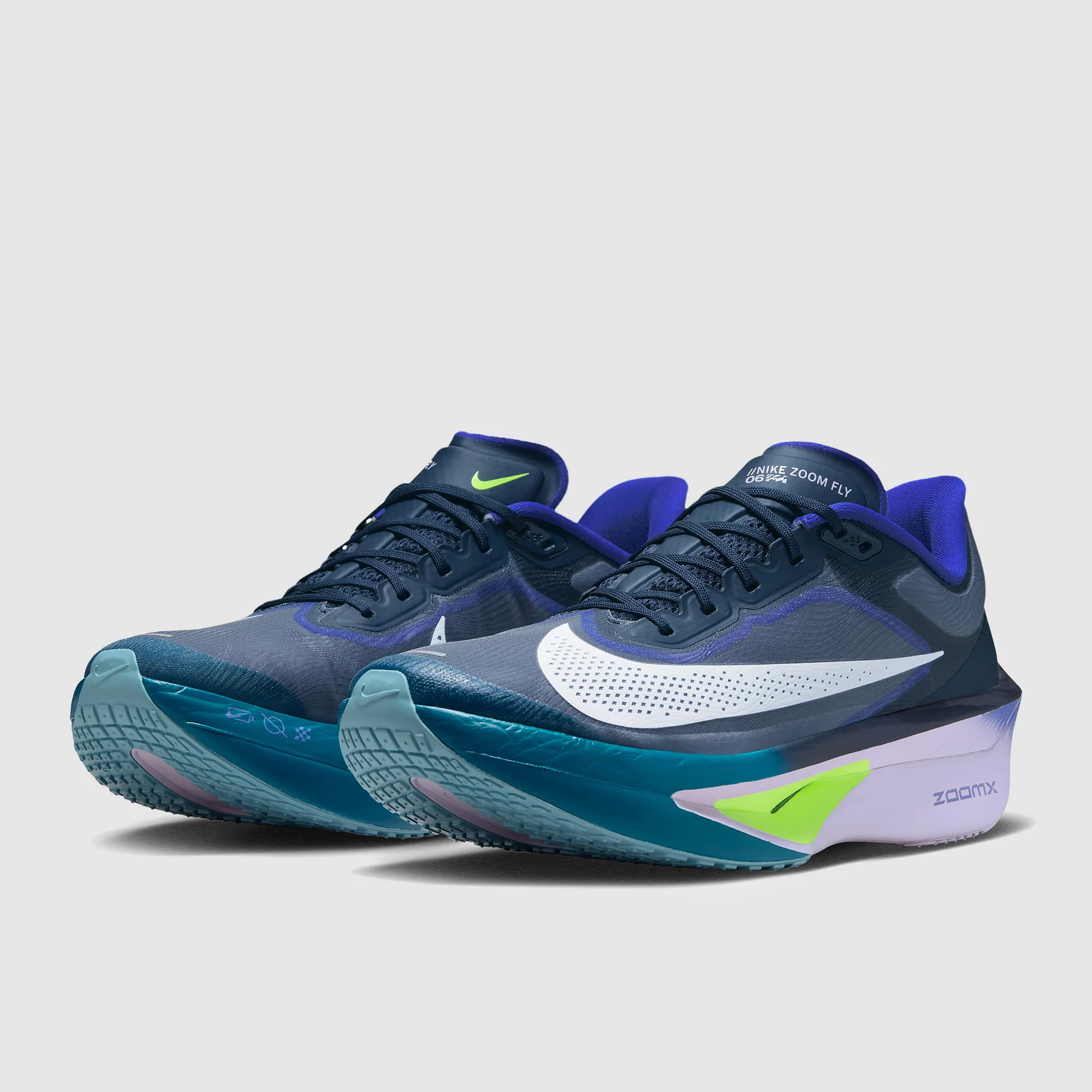 Nike Zoom Fly 6 - Obsidian/White/Persian Violet/Volt