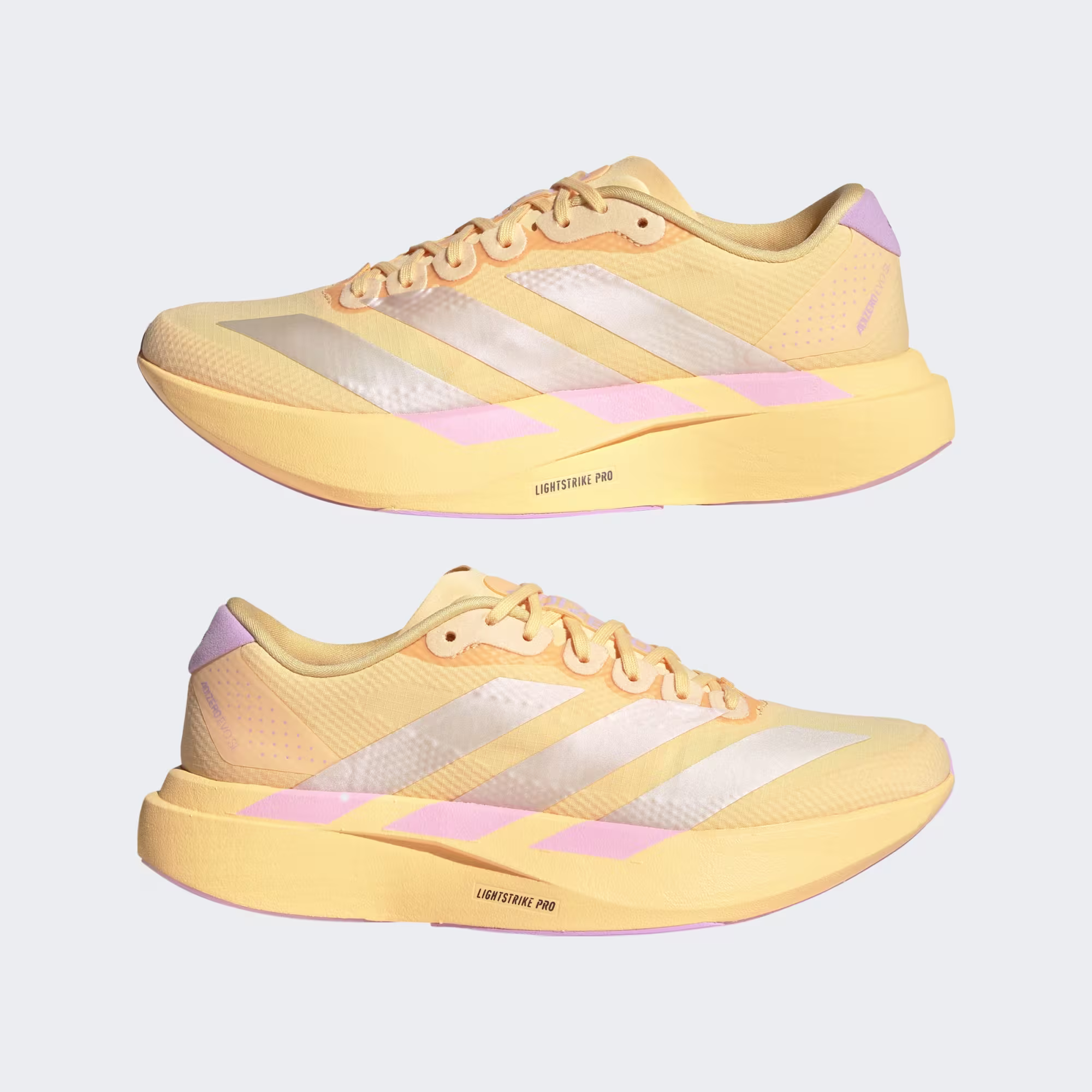 adidas Adizero Evo SL - Ice Tangerine / Ice Gold Met. / Bliss Lilac