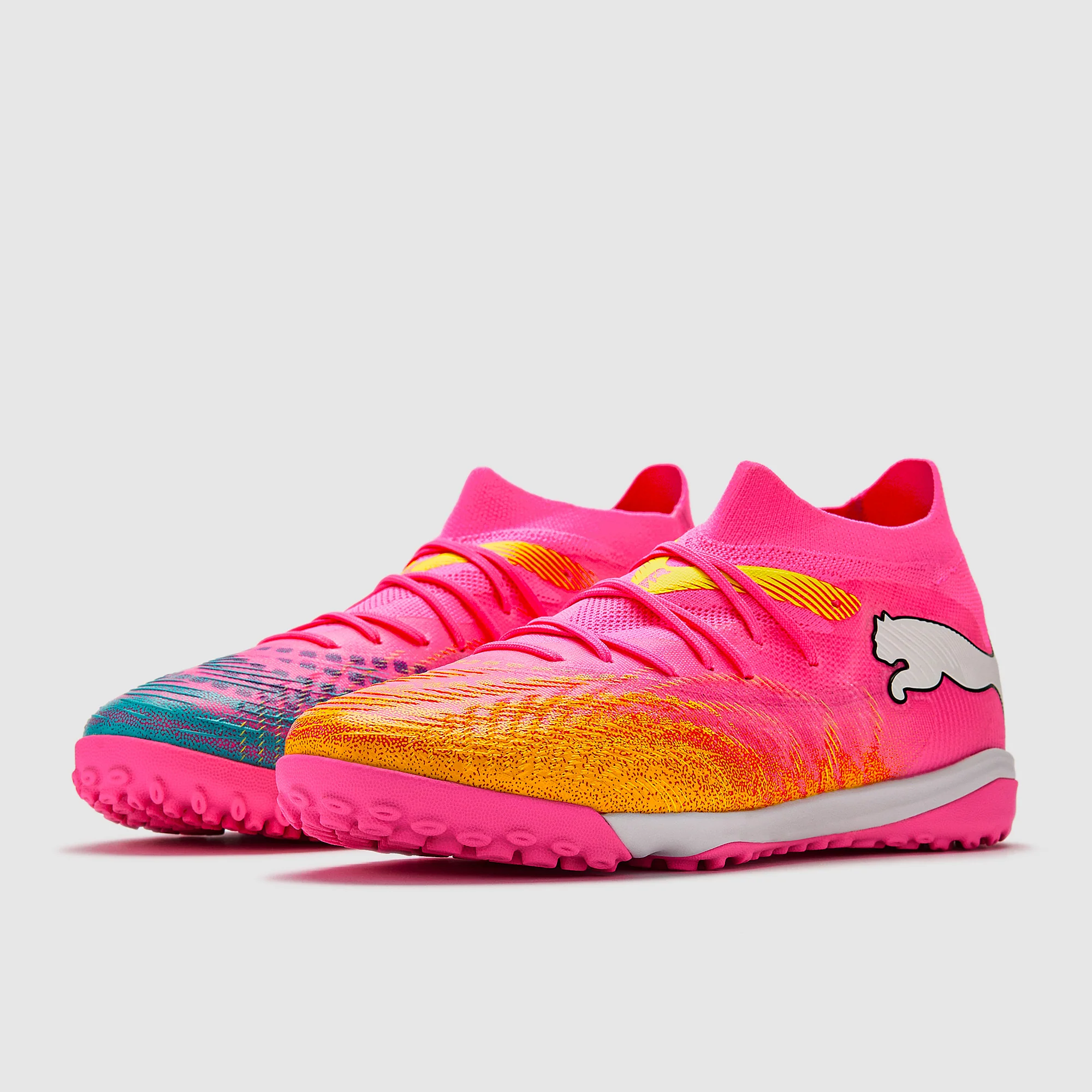 Puma Future 9 Match TT - Poison Pink/Sun Stream/Bright Aqua