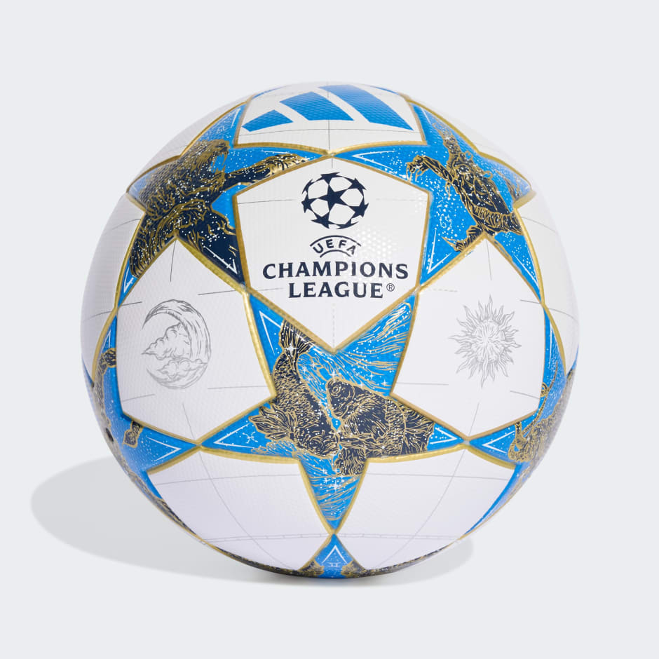 adidas UCL League 25/26 League Stage Ball - White/Dark Blue/Pantone Gold