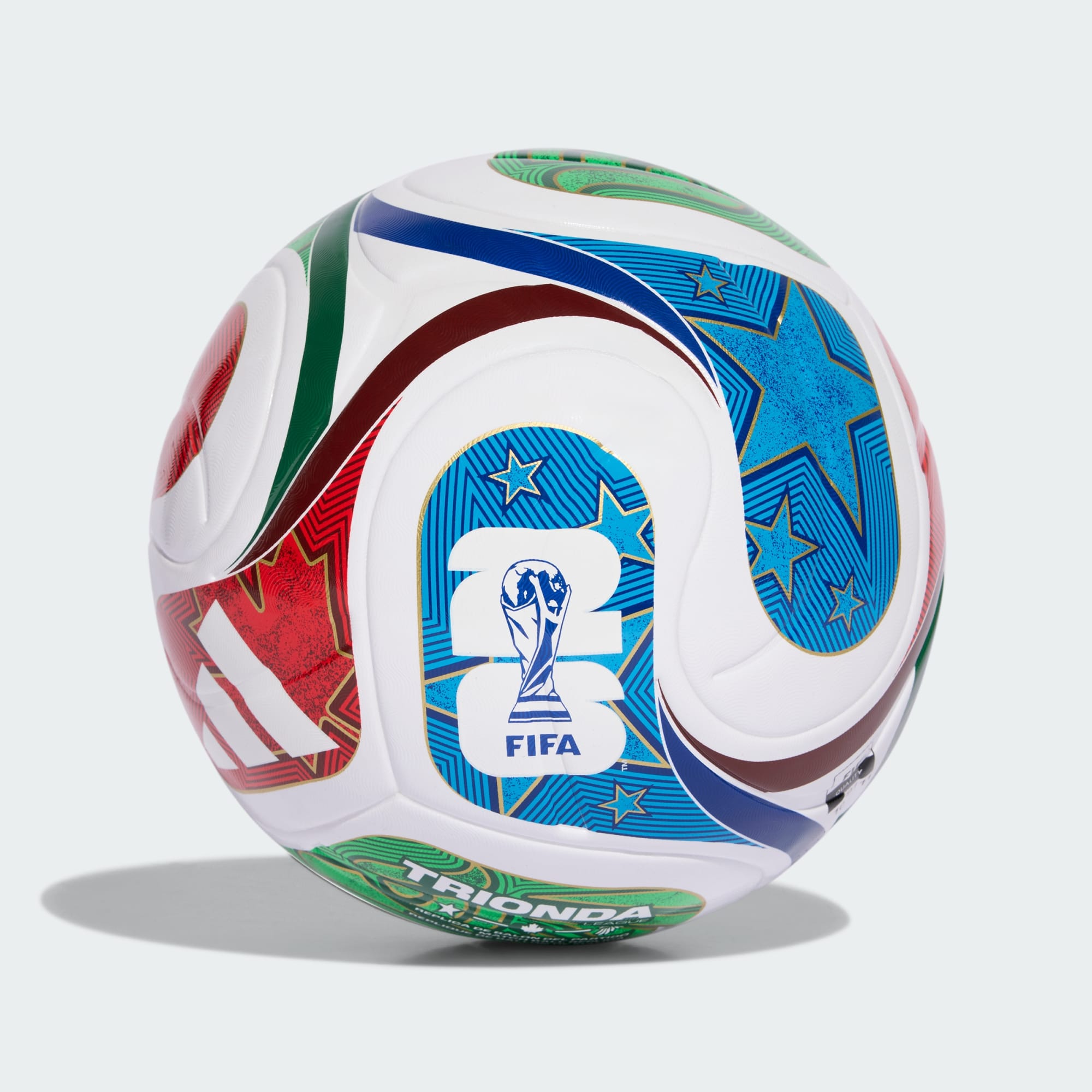 FIFA World Cup 26™ Trionda League Ball - White / Royal Blue / Solar Blue / Power Red