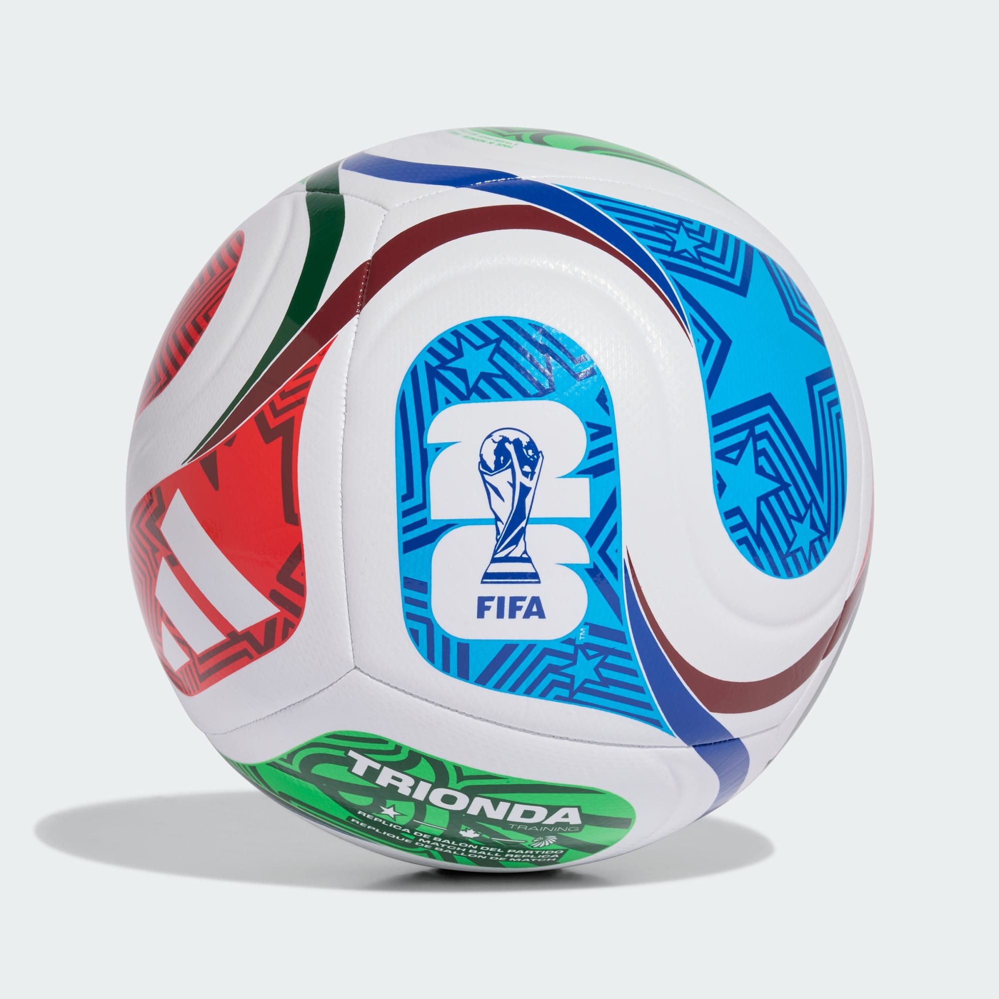 FIFA World Cup 26™ Trionda Training Ball - White / Royal Blue / Solar Blue / Power Red