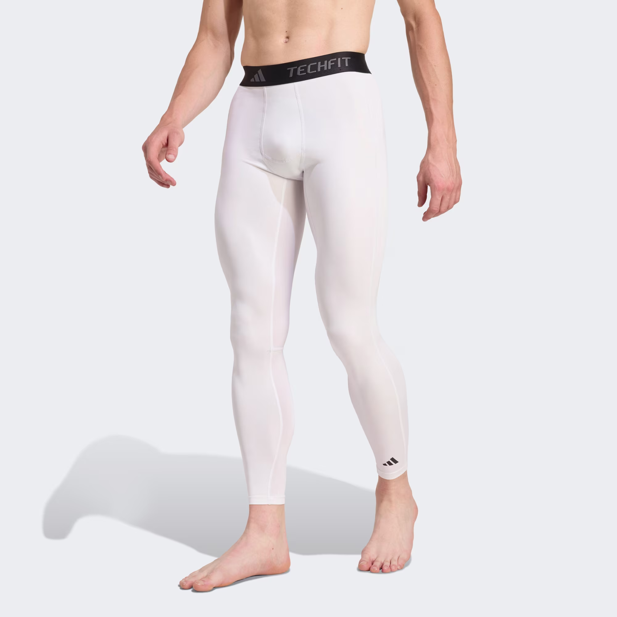 adidas Techfit Compression Training Long Tights - White