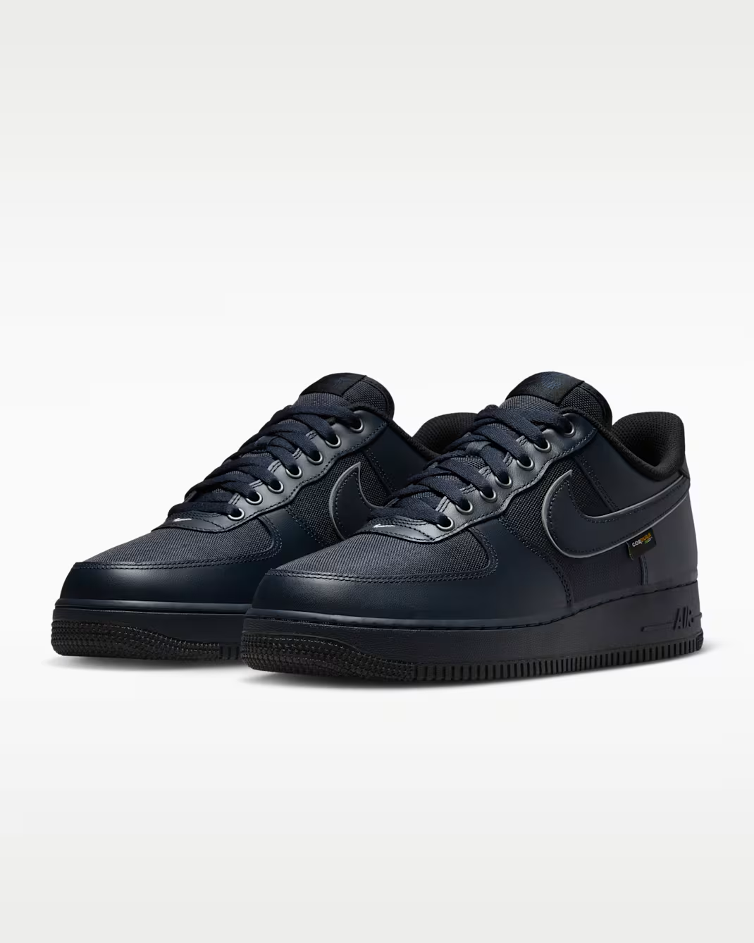 Nike Air Force 1 '07 LV8 - Dark Obsidian/Black/Metallic Silver/Dark Obsidian